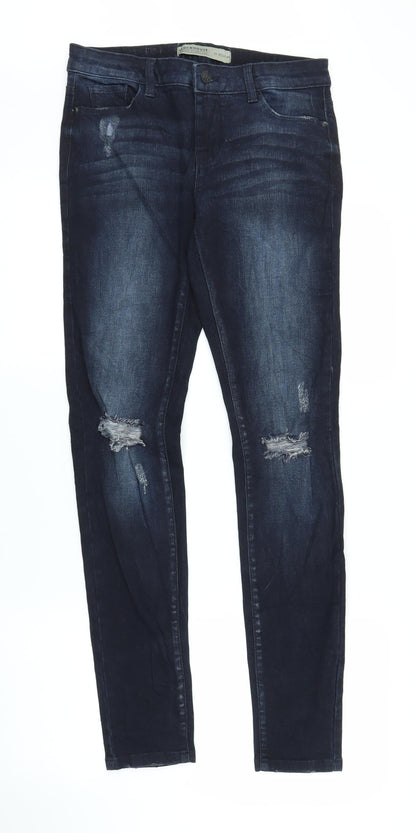 C&A Womens Blue  Denim Skinny Jeans Size 8 L29 in