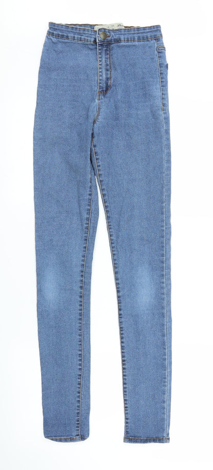 Primark Womens Blue  Denim Jegging Jeans Size 8 L29 in