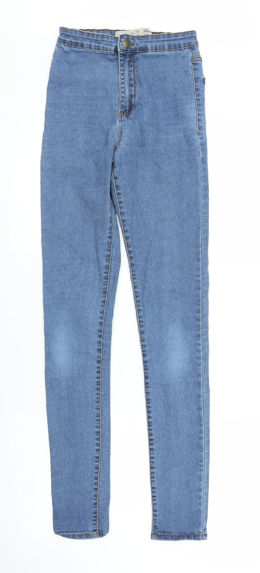 Primark Womens Blue  Denim Jegging Jeans Size 8 L29 in