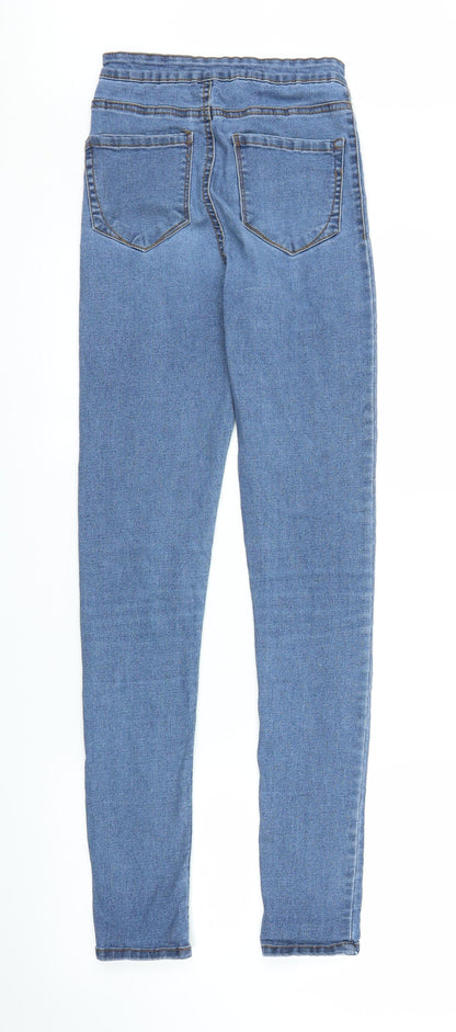 Primark Womens Blue  Denim Jegging Jeans Size 8 L29 in