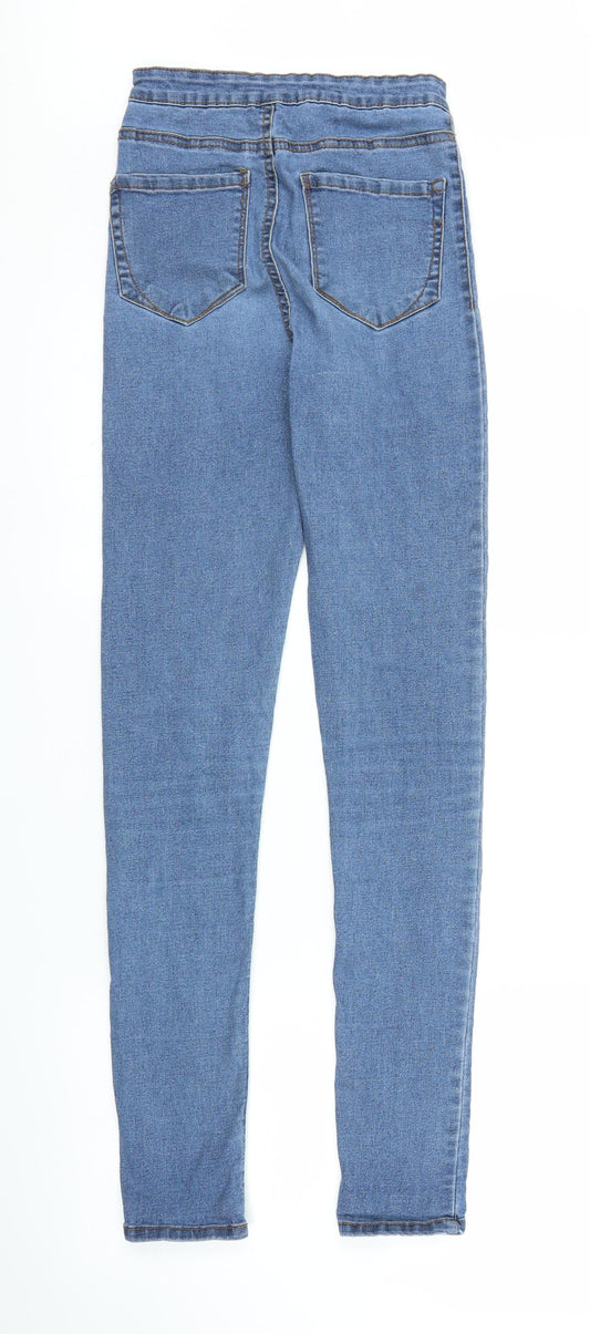Primark Womens Blue  Denim Jegging Jeans Size 8 L29 in
