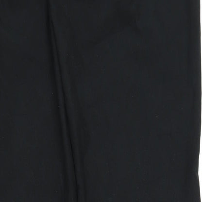 Womens UK Size 14 H&M Regular Fit Windbreaker Black Trousers