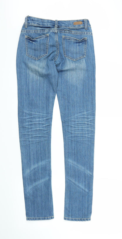 Cindy H Womens Blue  Denim Skinny Jeans Size 6 L30 in