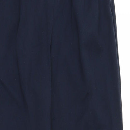 M&S Womens Blue   Capri Trousers Size 6 L27 in