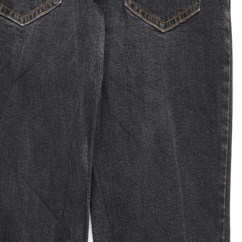 John Boner Mens Black  Denim Straight Jeans Size 29 in L26 in