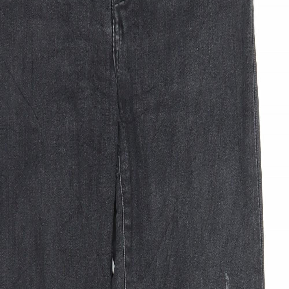 Zara Womens Black  Denim Skinny Jeans Size 8 L23 in
