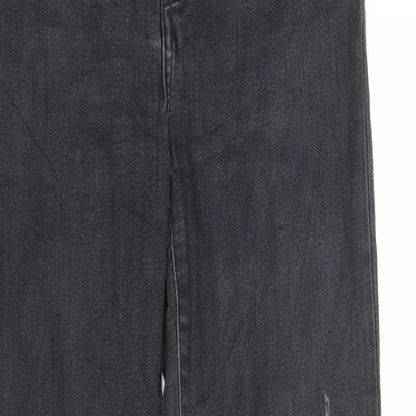Zara Womens Black  Denim Skinny Jeans Size 8 L23 in