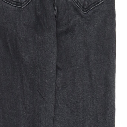 Zara Womens Black  Denim Skinny Jeans Size 8 L23 in