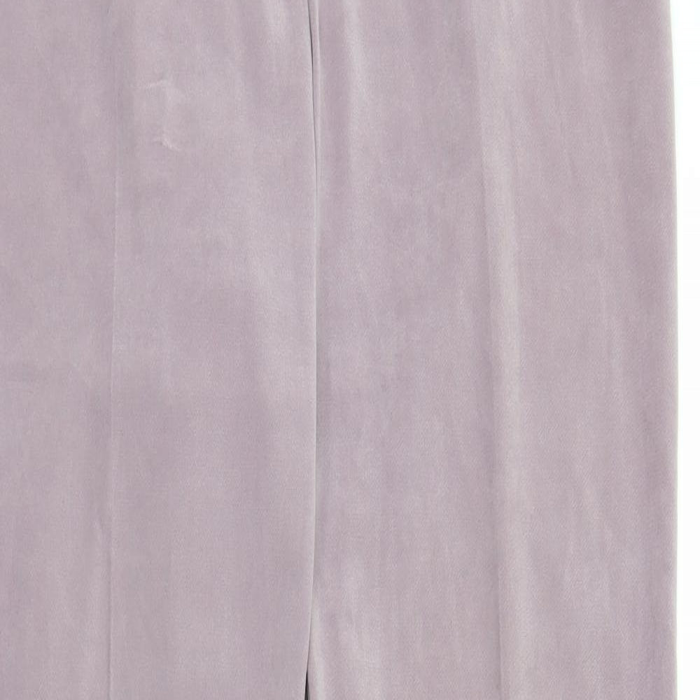M&S Womens Purple   Trousers  Size 14 L29 in