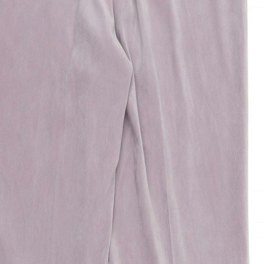 M&S Womens Purple   Trousers  Size 14 L29 in