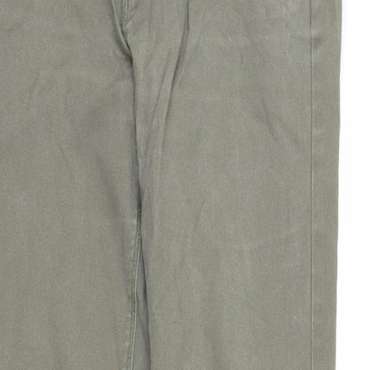 Warehouse Utility Womens Green  Denim Skinny Jeans Size 10 L27 in