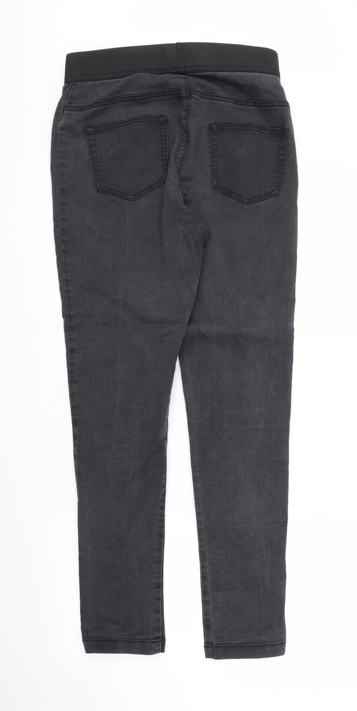 M&S Womens Black  Denim Skinny Jeans Size 10 L28 in