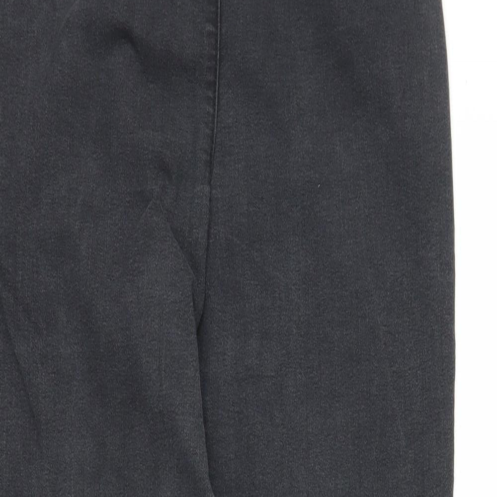 M&S Womens Black  Denim Skinny Jeans Size 10 L28 in