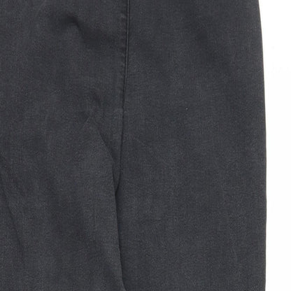 M&S Womens Black  Denim Skinny Jeans Size 10 L28 in