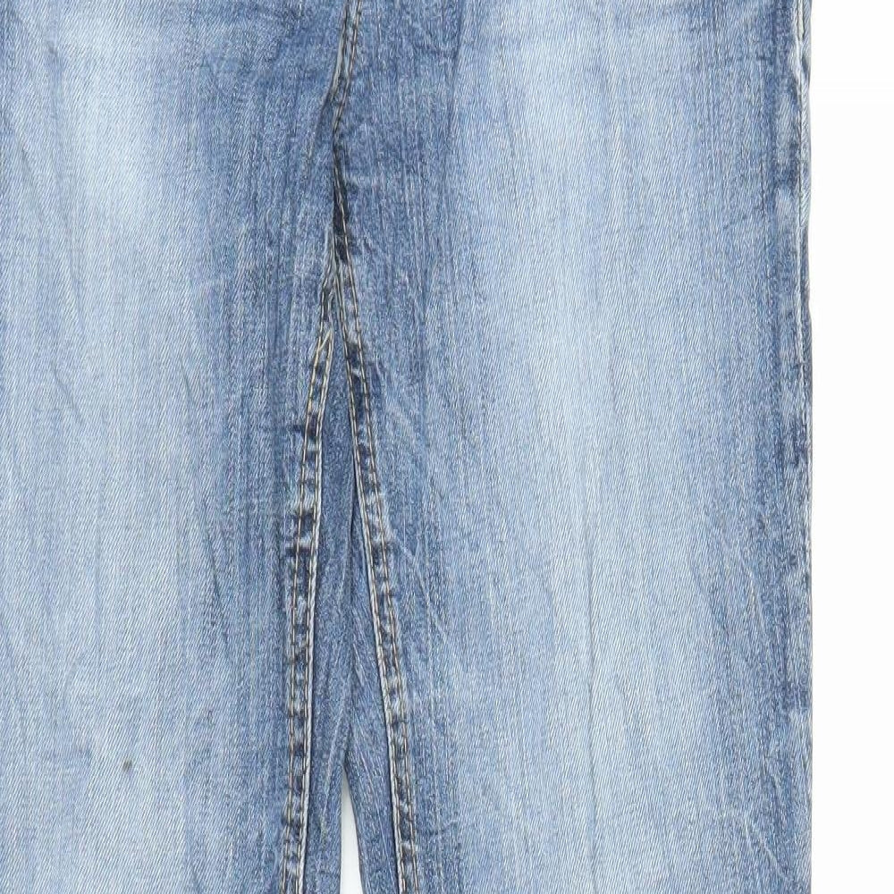 FIVE Mens Blue  Denim Straight Jeans Size 32 in L31 in