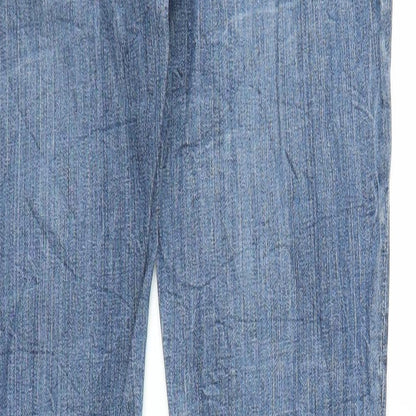 FIVE Mens Blue  Denim Straight Jeans Size 32 in L31 in