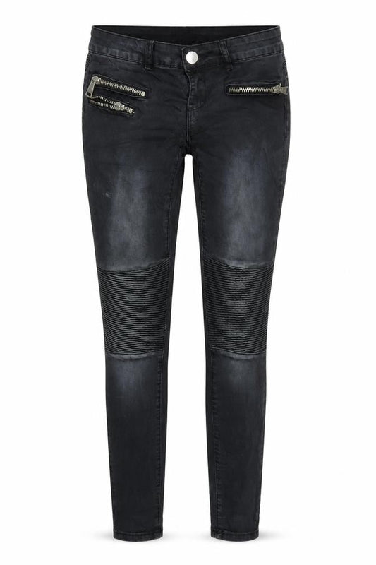 Womens UK Size M Madonna Regular Fit Jegging Black Jeans