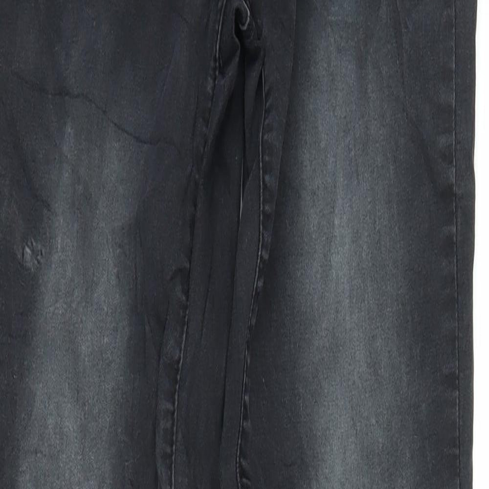 Madonna Womens Black  Denim Jegging Jeans Size M L30 in