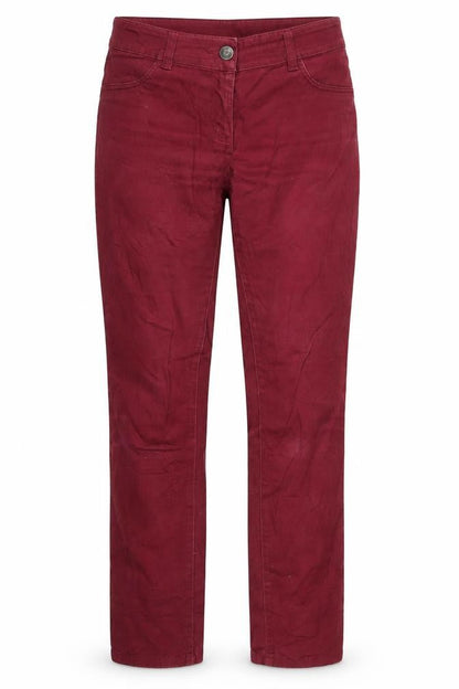 Womens UK Size 10 Blue Motion Regular Fit Chino Purple Trousers