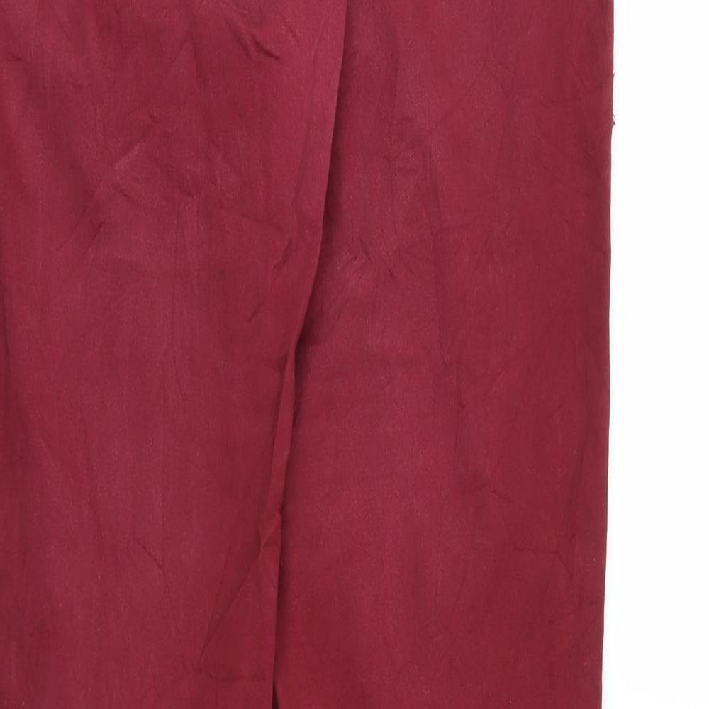 Womens UK Size 10 Blue Motion Regular Fit Chino Purple Trousers