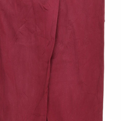 Womens UK Size 10 Blue Motion Regular Fit Chino Purple Trousers