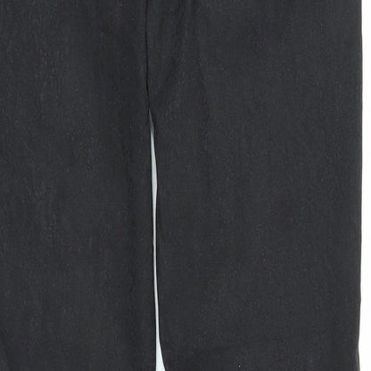 Gerry Weber Womens Black Floral Denim Straight Jeans Size 8 L31 in