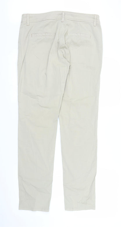 Mangunn Womens Beige   Carpenter Trousers Size 10 L30 in
