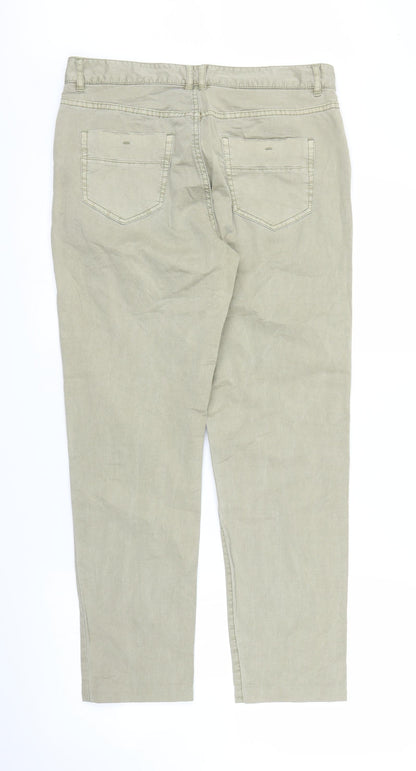 Espirit Womens Beige   Carpenter Trousers Size 10 L25 in