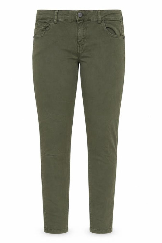Womens UK Size 8 Bershka Regular Fit Skinny Green Jeans