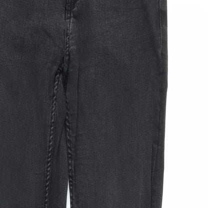 Womens UK Size 8 H&M Regular Fit Skinny Black Jeans