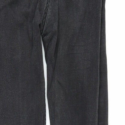 Womens UK Size 8 H&M Regular Fit Skinny Black Jeans