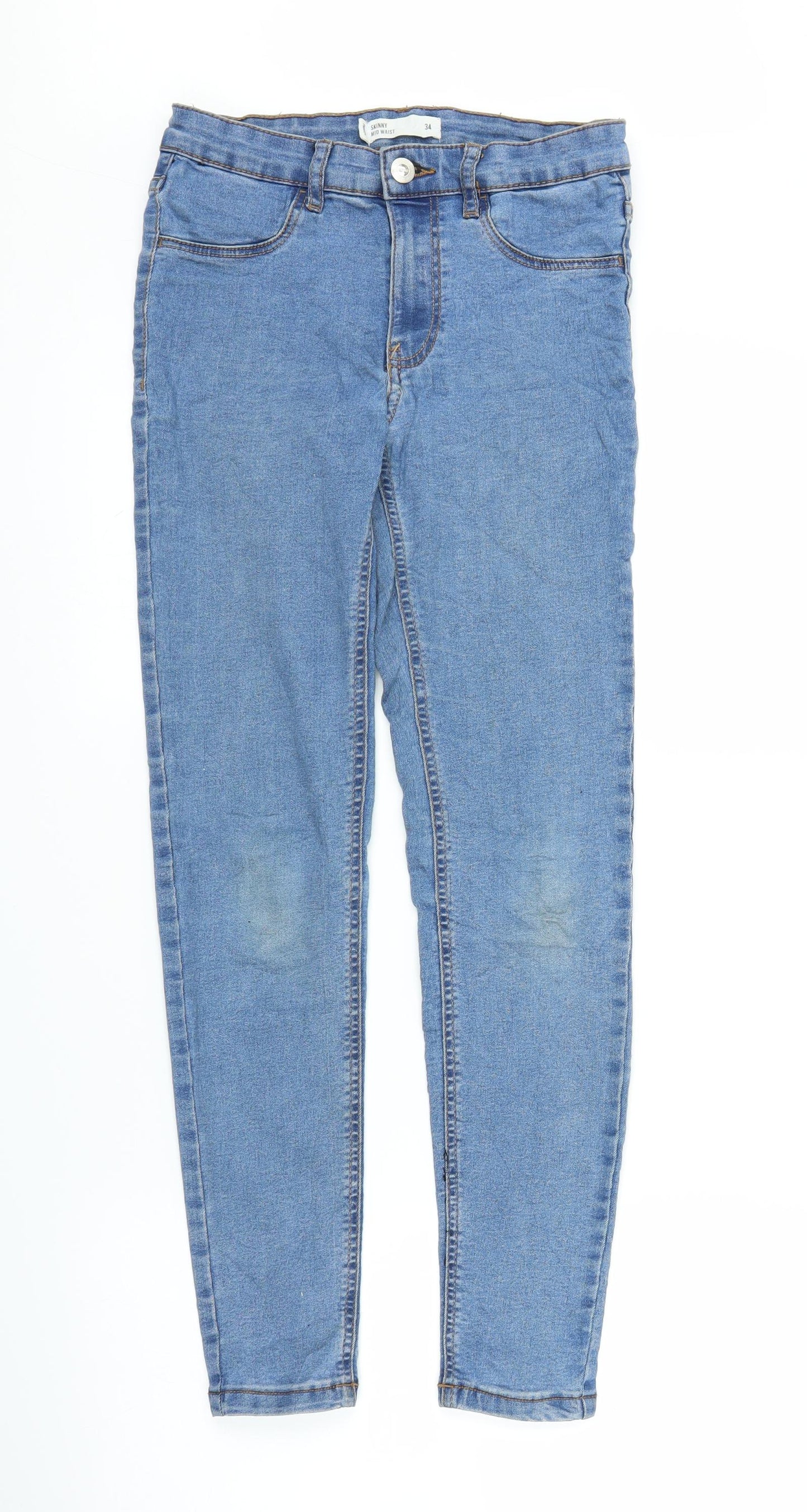 Womens UK Size 6 Preworn Regular Fit Jegging Blue Jeans