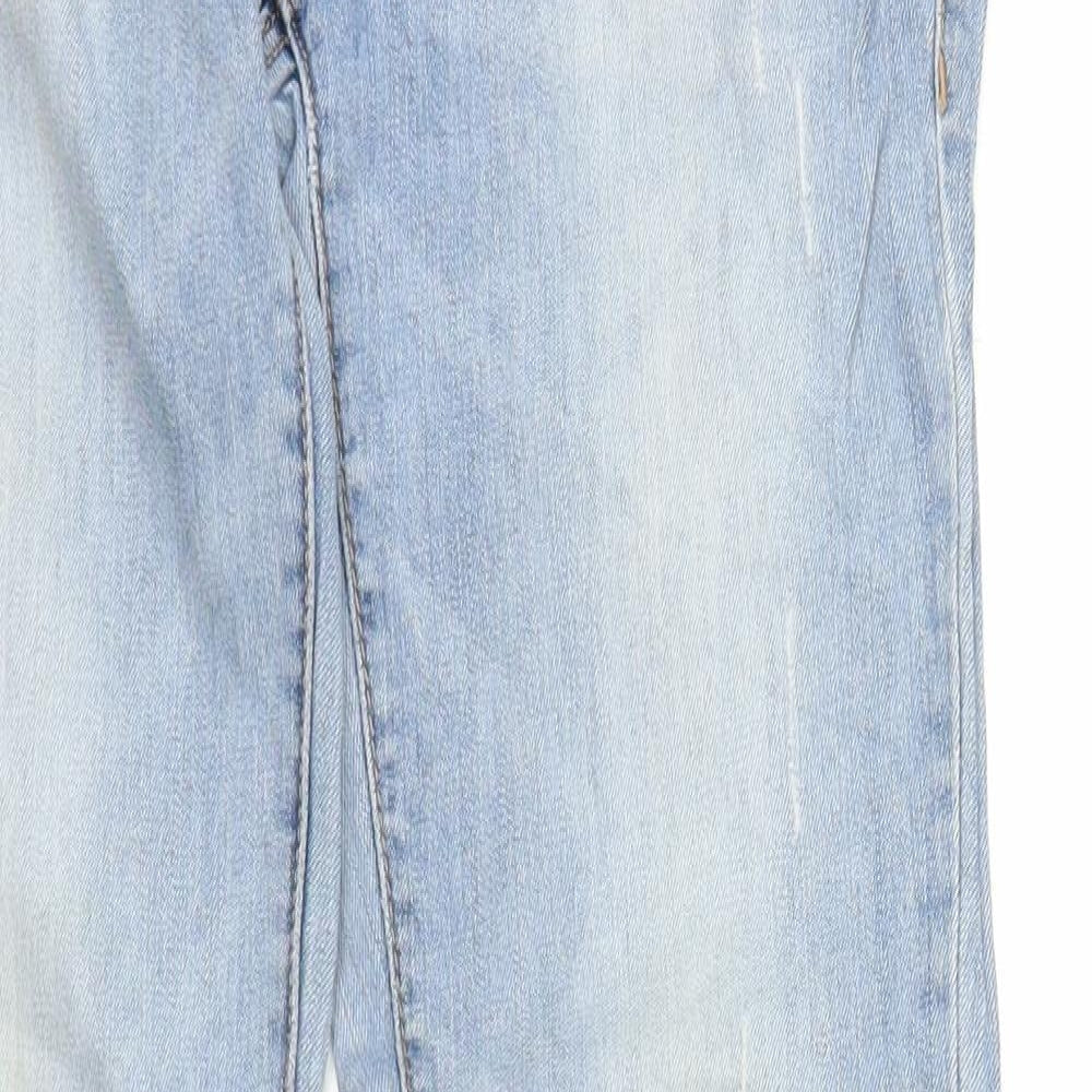 Womens UK Size 10 House Regular Fit Skinny Blue Jeans