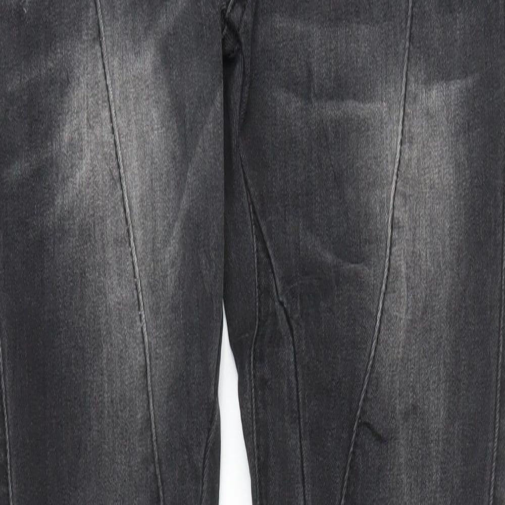 My Holly Womens Grey  Denim Skinny Jeans Size M L32 in