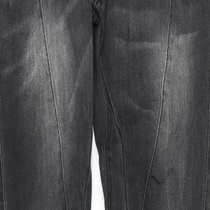 My Holly Womens Grey  Denim Skinny Jeans Size M L32 in