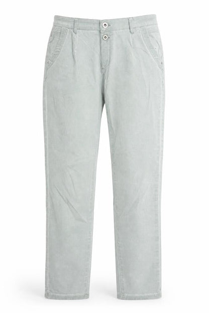 Womens UK Size S Espirit Regular Fit Chino Green Trousers