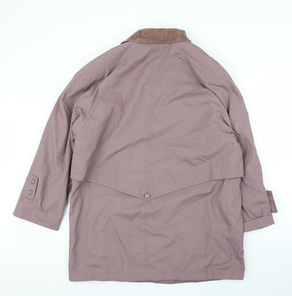 Danimac Womens Purple   Overcoat Coat Size L