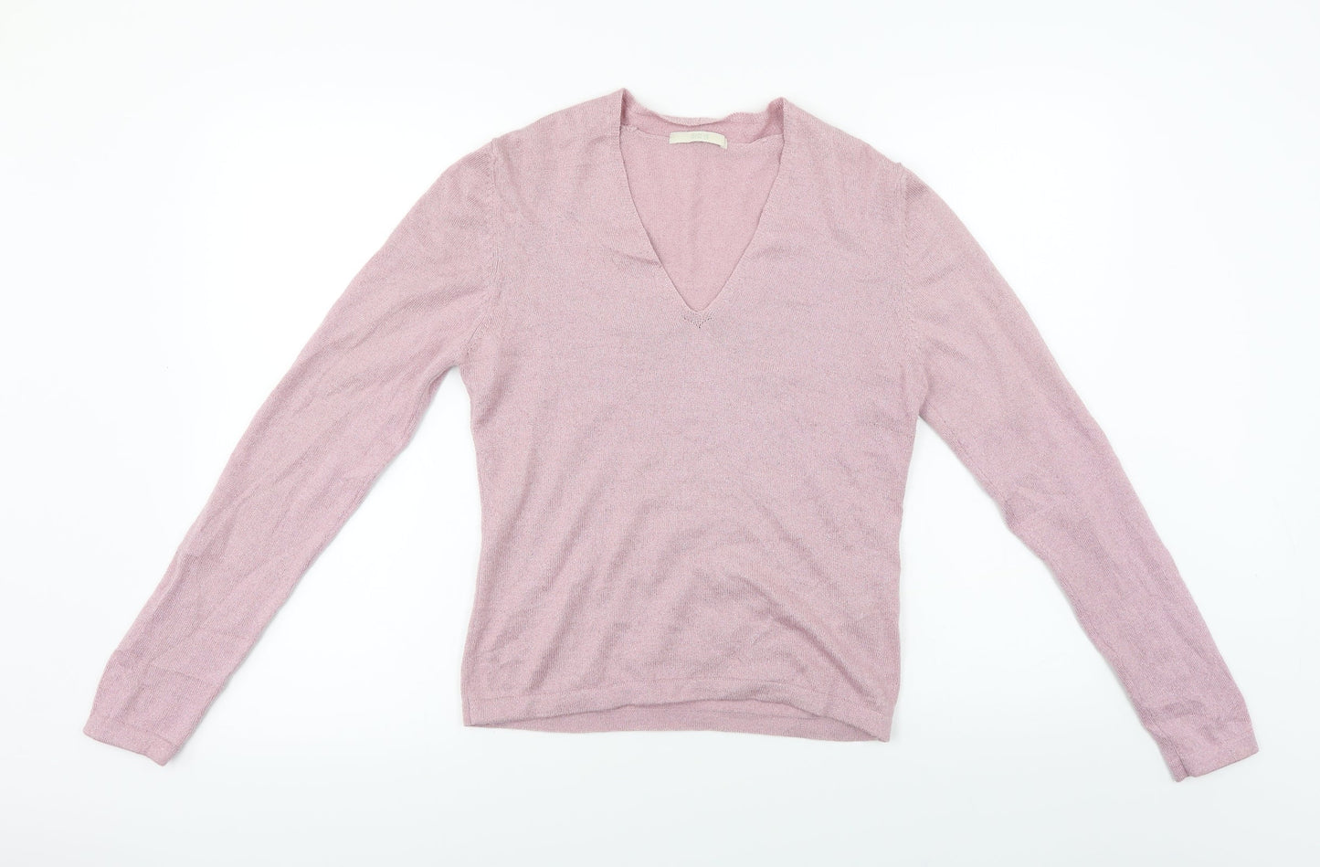 Marks and Spencer  Womens Pink   Henley Jumper Size 12