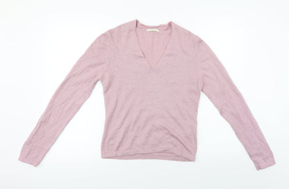 Marks and Spencer  Womens Pink   Henley Jumper Size 12