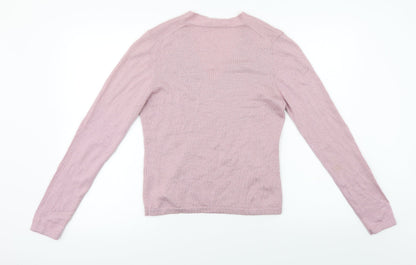Marks and Spencer  Womens Pink   Henley Jumper Size 12