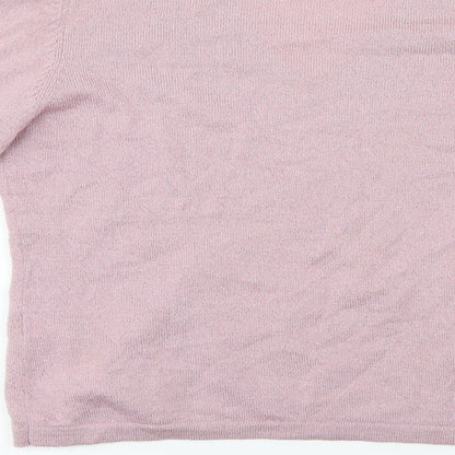 Marks and Spencer  Womens Pink   Henley Jumper Size 12