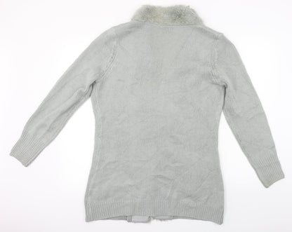 BYOU Womens Grey   Cardigan Jumper Size 12