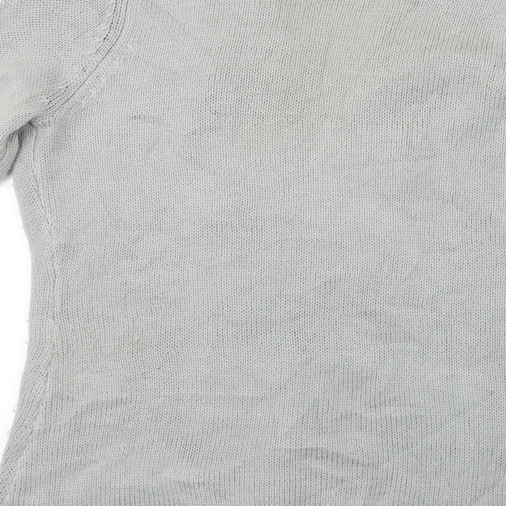 BYOU Womens Grey   Cardigan Jumper Size 12