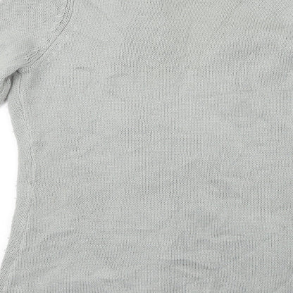 BYOU Womens Grey   Cardigan Jumper Size 12