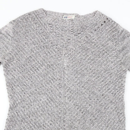 H&M  Girls Purple   Pullover Jumper Size 14 Years