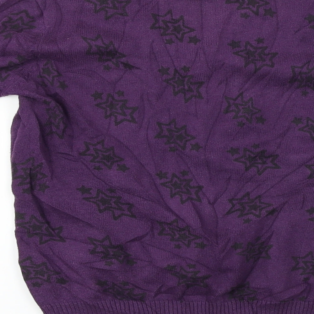XSIDE  Womens Purple   Pullover Jumper Size XS