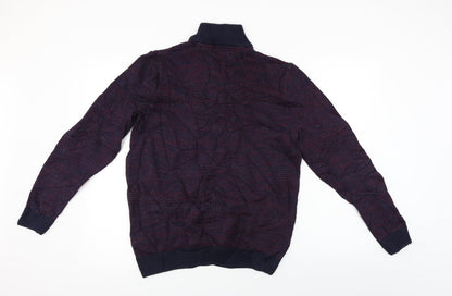Marks and Spencer  Mens Purple   Henley Jumper Size M