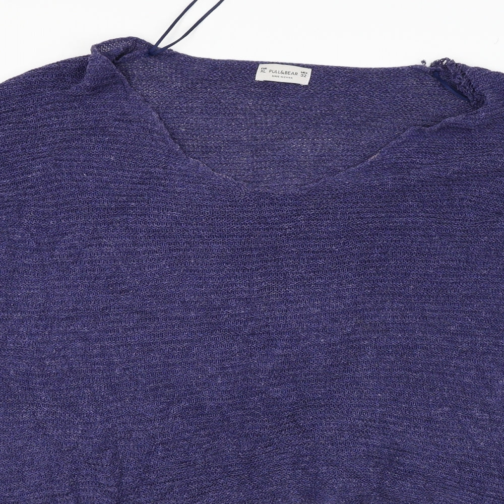 Pull&Bear  Womens Blue   Pullover Jumper Size XL