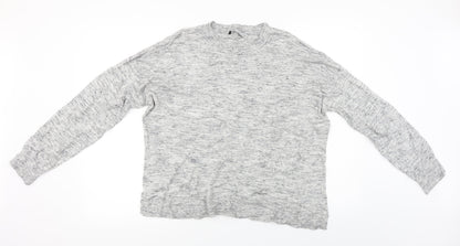 Oasis  Womens Grey   Pullover Jumper Size L