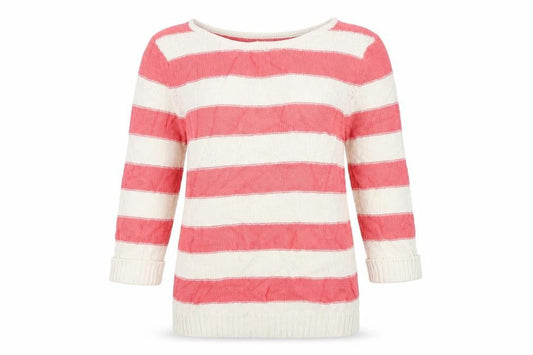 Papaya Womens Ivory Striped  Pullover Jumper Size 12